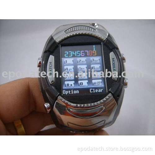 V2 quad-band watch phone 1.3MP camera, MP3/MP4/FM,brand new watch phone